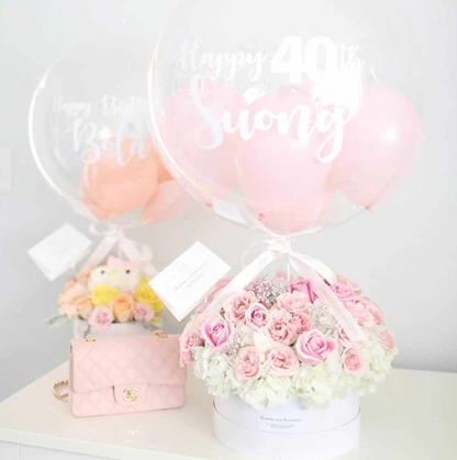 Signature Blooms and Balloons